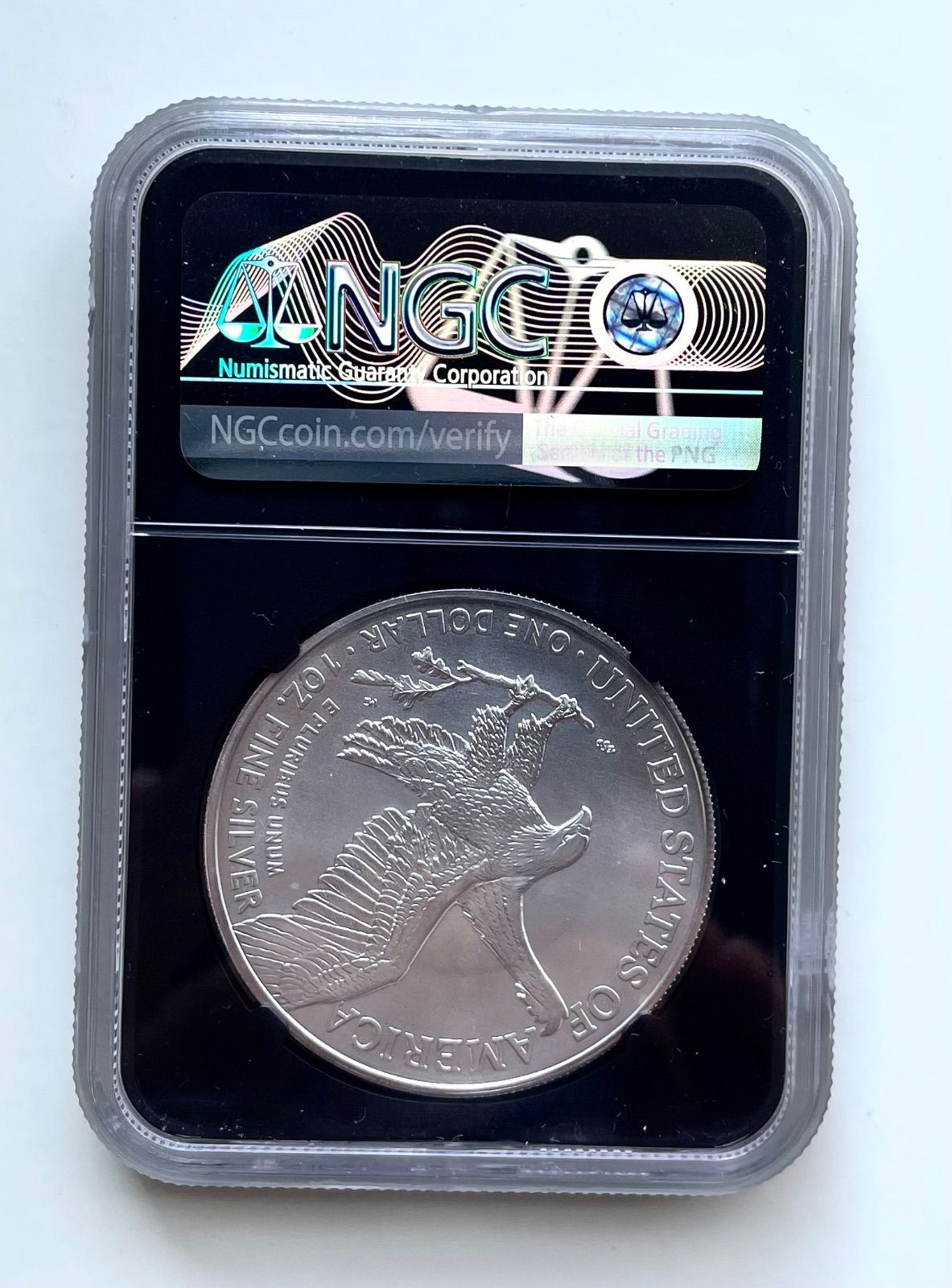 ☆NGC最高鑑定☆ 2021（W） Eagle S$1 アメリカ イーグル銀貨 NGC MS70
