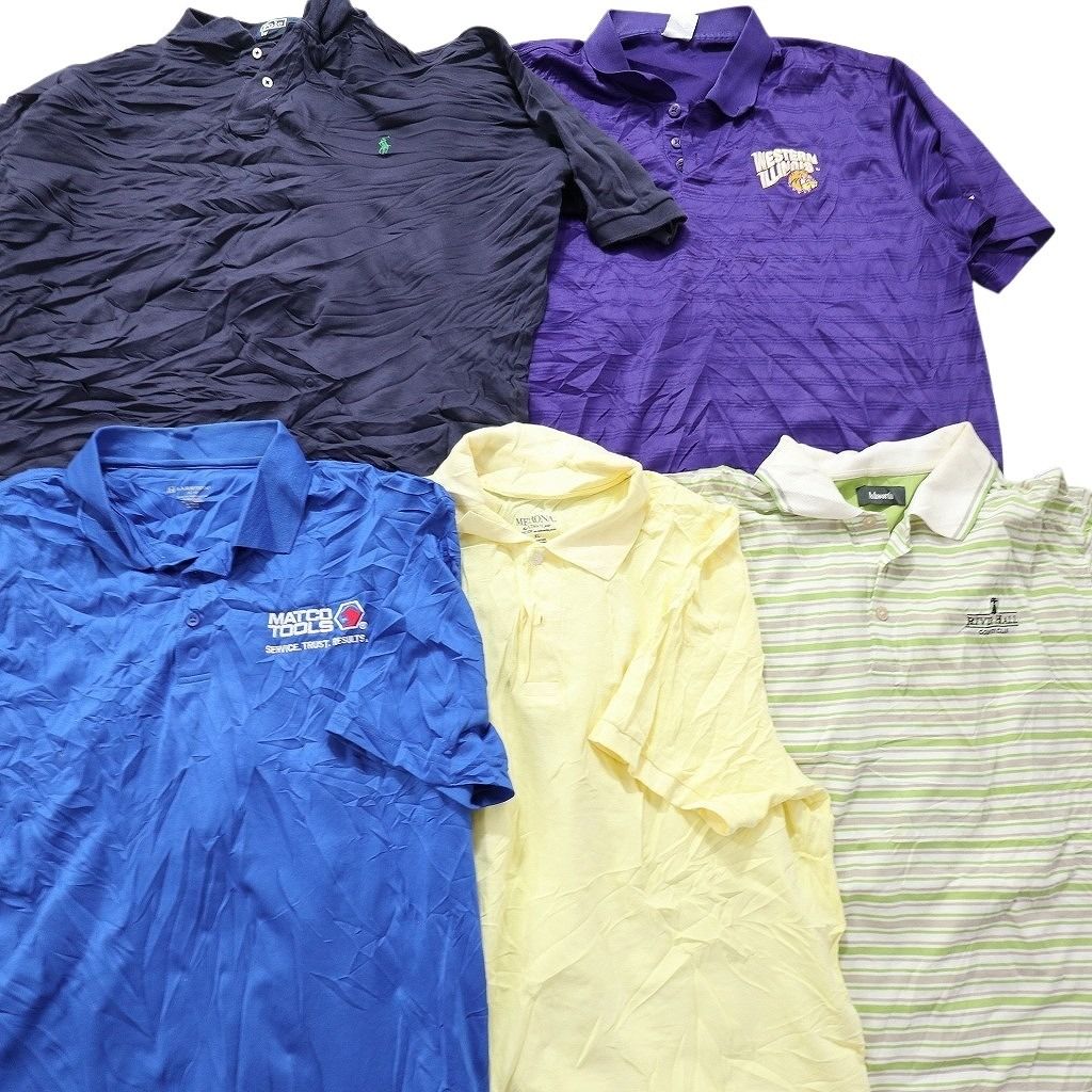 ラルフローレン　ポロシャツ20枚纏め売り！ 古着卸 まとめ売り ポロシャツ 20枚セット (メンズ XL ) ラルフ