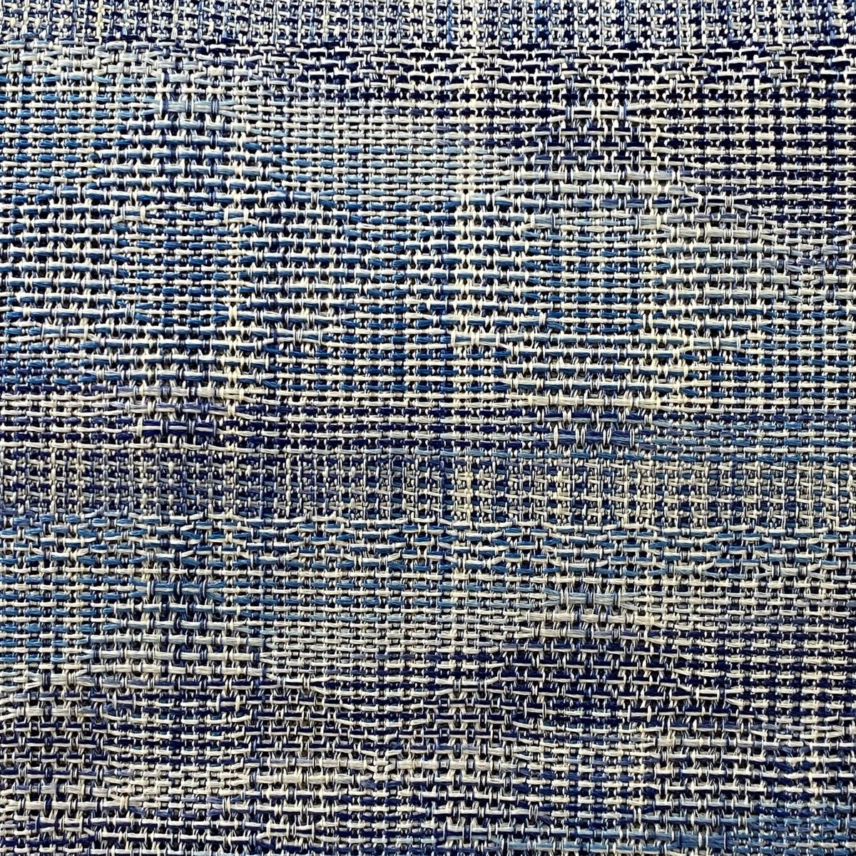 【美品】夏物帯　名古屋帯　名古屋仕立て　八寸　ブルー　Q SOUBIEN 八寸名古屋帯 名古屋帯 夏向け カジュアル 紗 青 ブルー