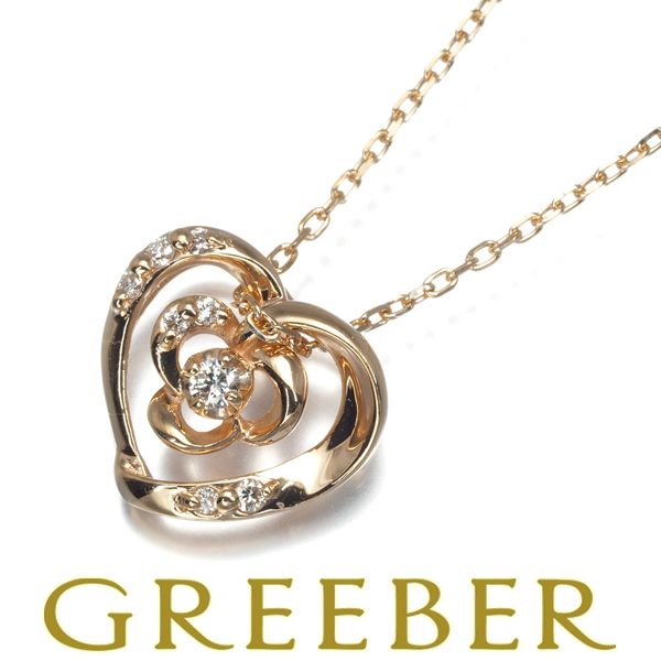 ヴァンドーム 青山 k10 ハート＆クロス ネックレス♡トップ取り外し