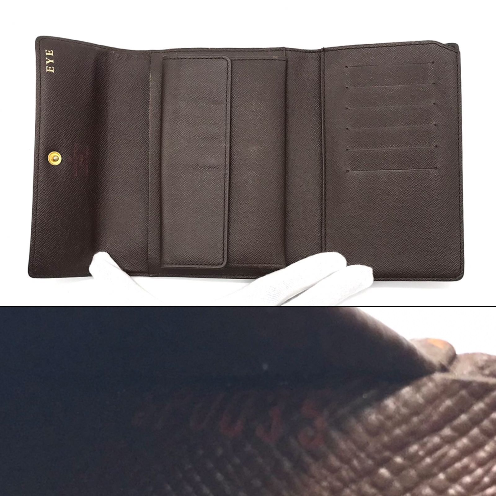 ▽【ジャンク品】LOUIS VUITTON/ルイヴィトン ダミエ ポルト