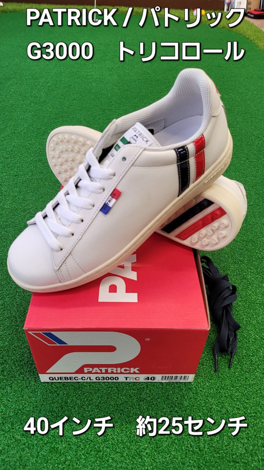 新品大特価！】パトリック ゴルフスパイクレス シューズ G3000 40