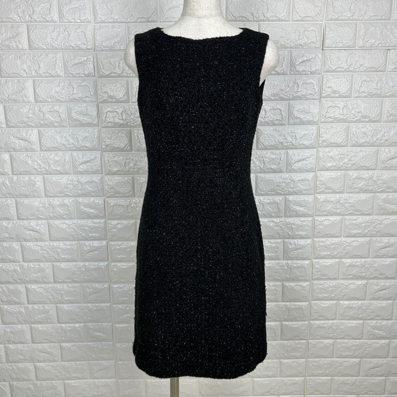 ☆値下げ交渉OK☆ イネド INED 2サイズ ノースリーブ ツイード風 ☆値下げ交渉OK☆ イネド INED 2サイズ ノースリーブ ツイード風