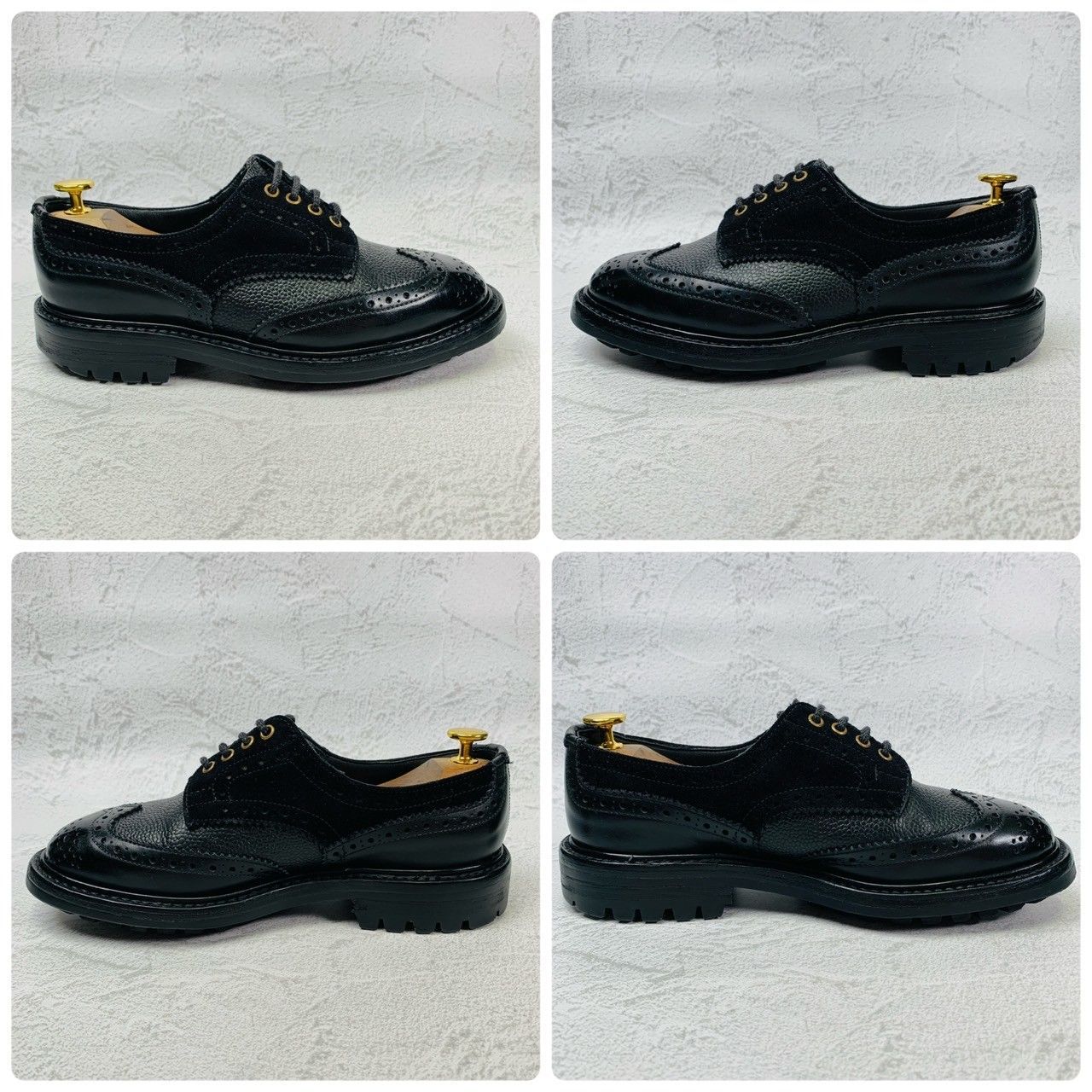 Tricker's トリッカーズ BOURTON バートン ウイング 外羽根 グレイン