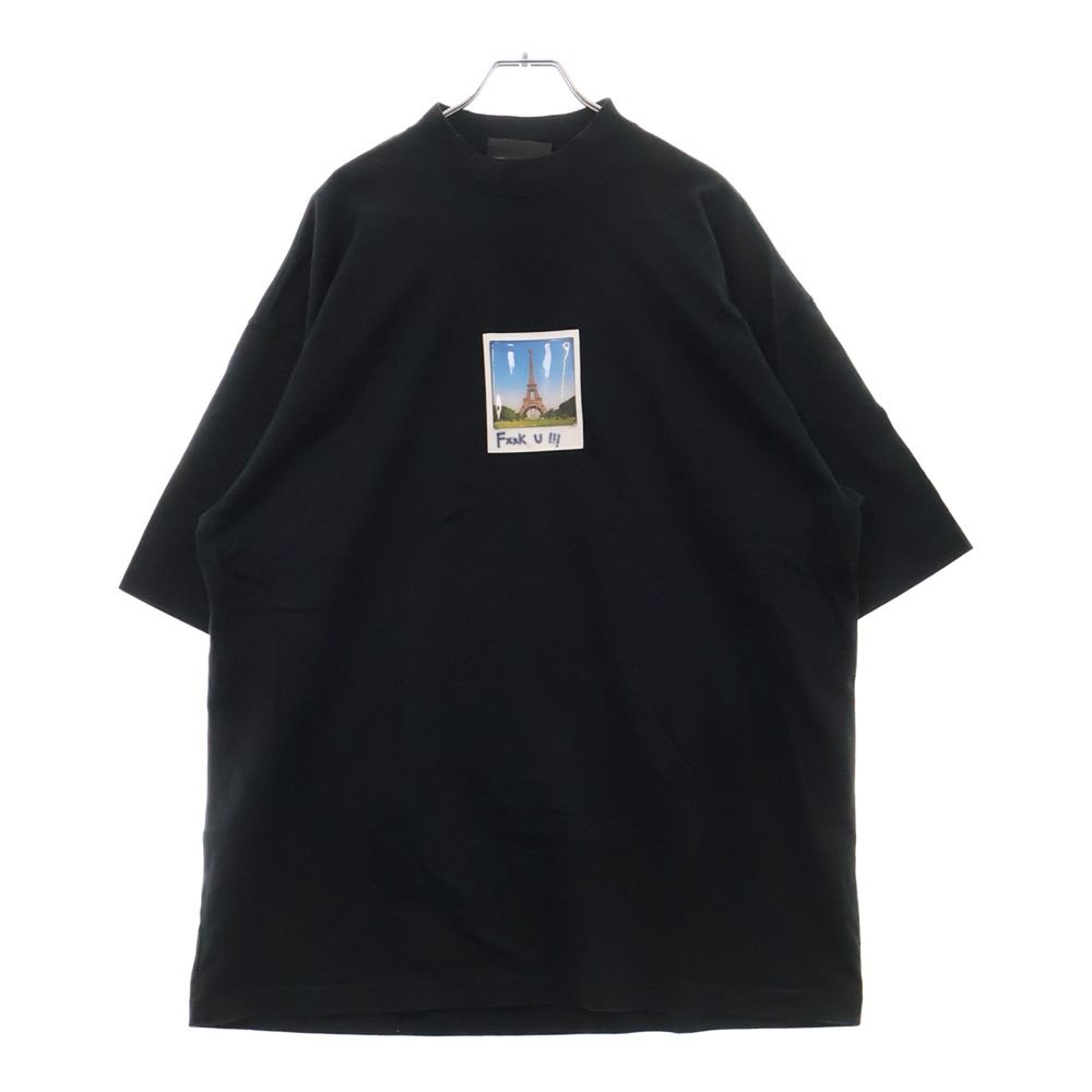 BALENCIAGA バレンシアガ ウォッシュ加工フォト 半袖Tシャツ