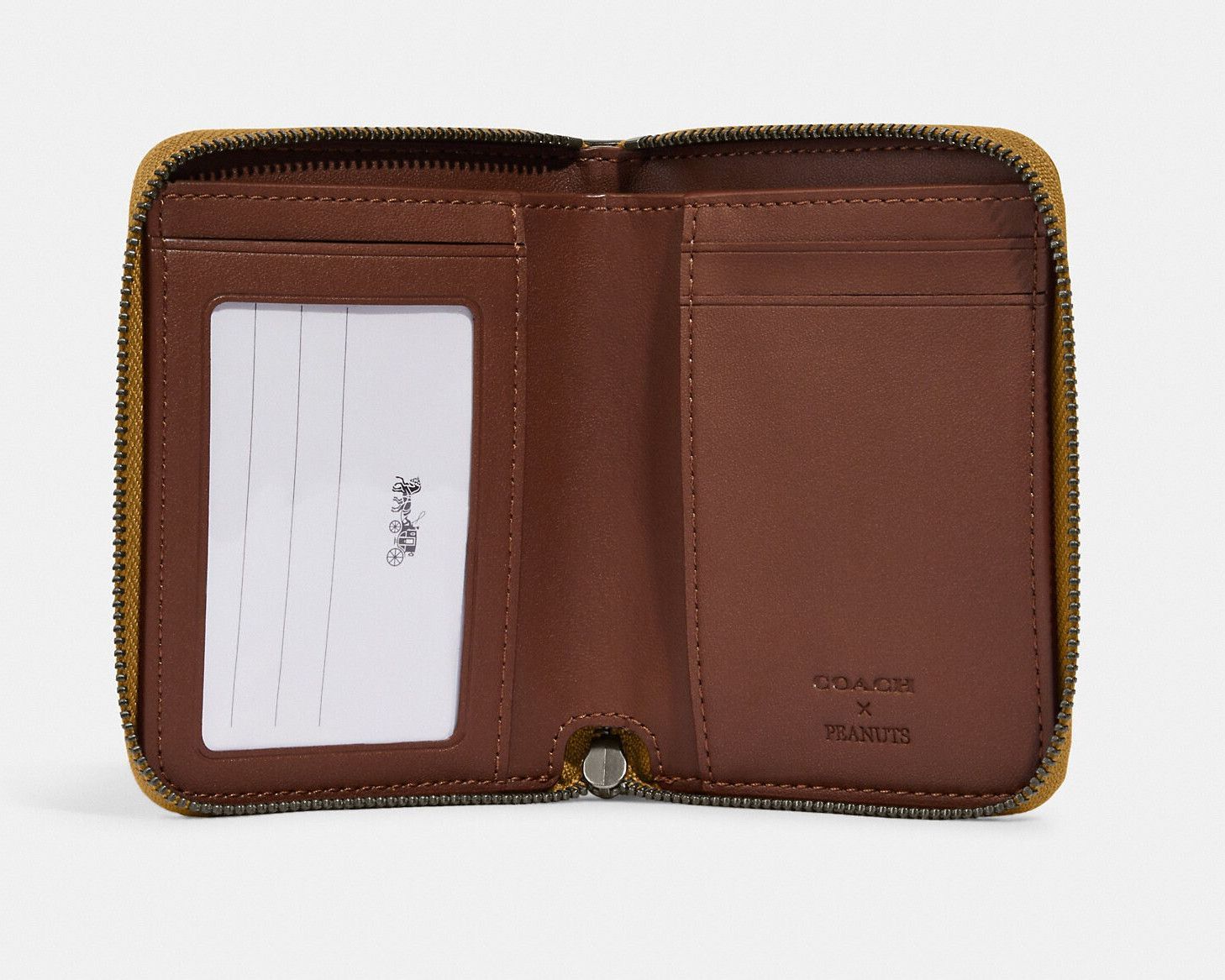 【極美品】COACH スヌーピー 二つ折り財布　ラウンドジップ　PVC コーチ 楽天市場】コーチ スヌーピー COACH 小物 財布 二つ折り財布