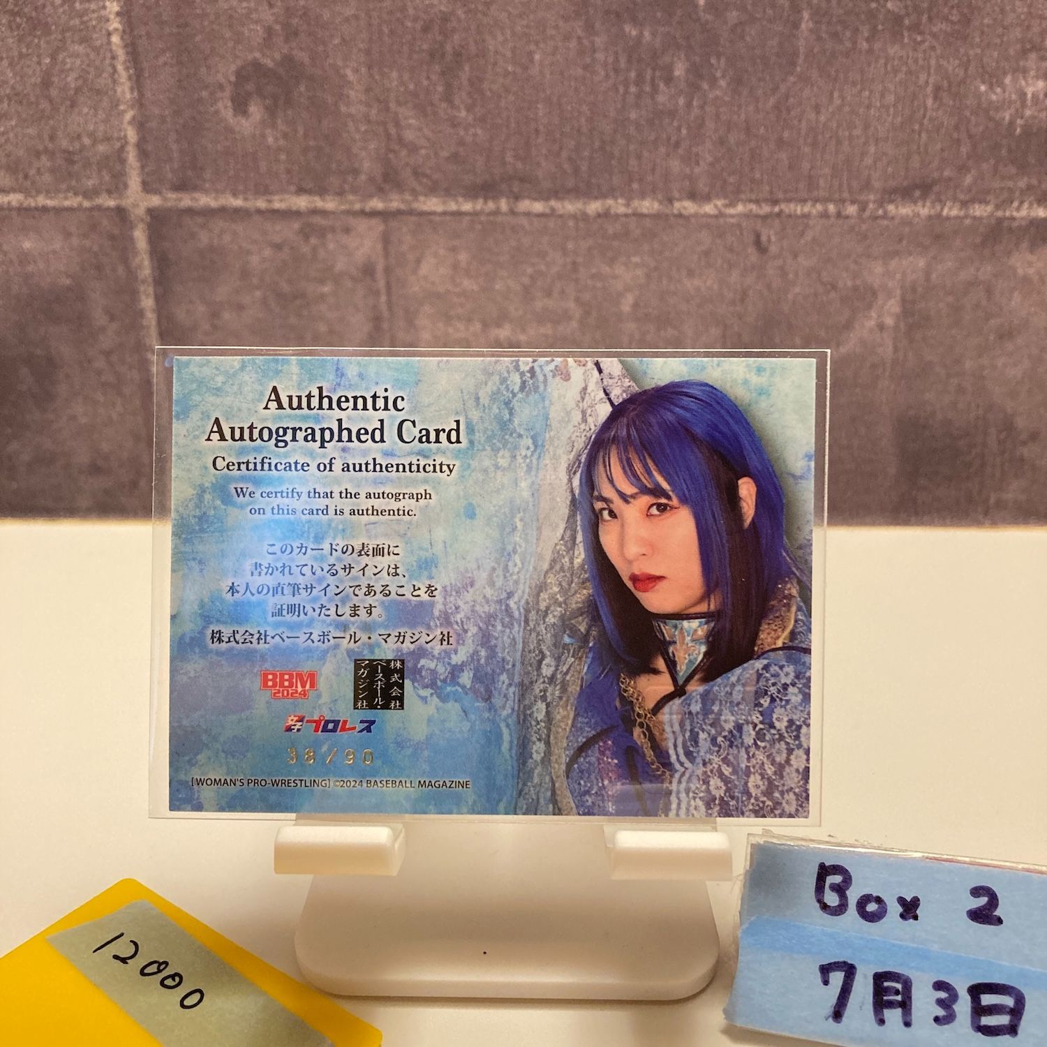 【渋谷シュウ直筆サイン】✳️値下げ相談歓迎✳️BBM2007女子プロレスカード jambalaya_16th-118