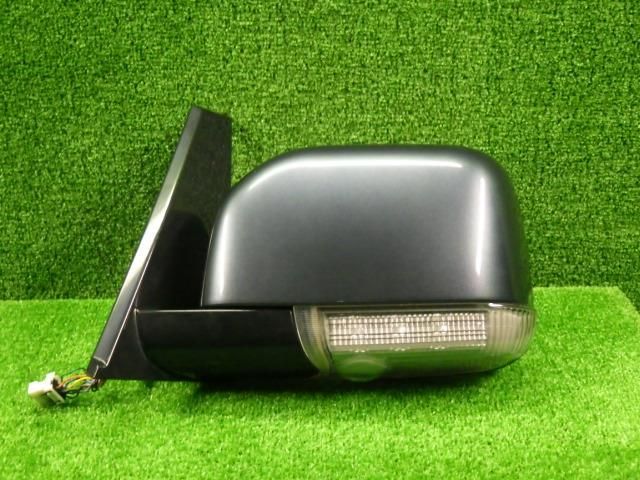 デリカＤ5 DBA-CV5W 左サイドミラー A72 灰 電動格納 ウィンカー ヒーター付 9ピン 7632C777 7632D505 9135