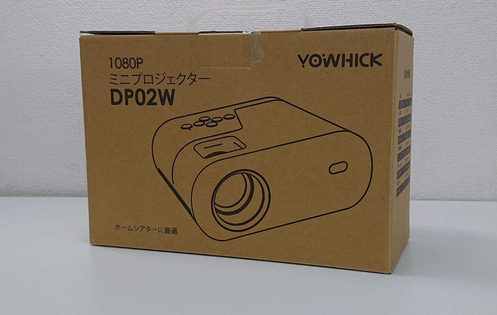 一番の コンパクトプロジェクター YOWHICK DP02W テレビ・映像機器