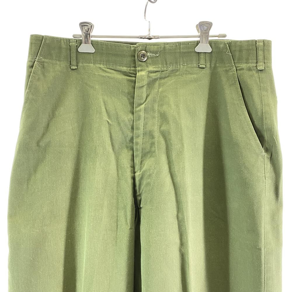 80 s US.ARMY ベイカーパンツ サイズW 36 カーキ 8405-00-610-2694 IDEALジッパー 17