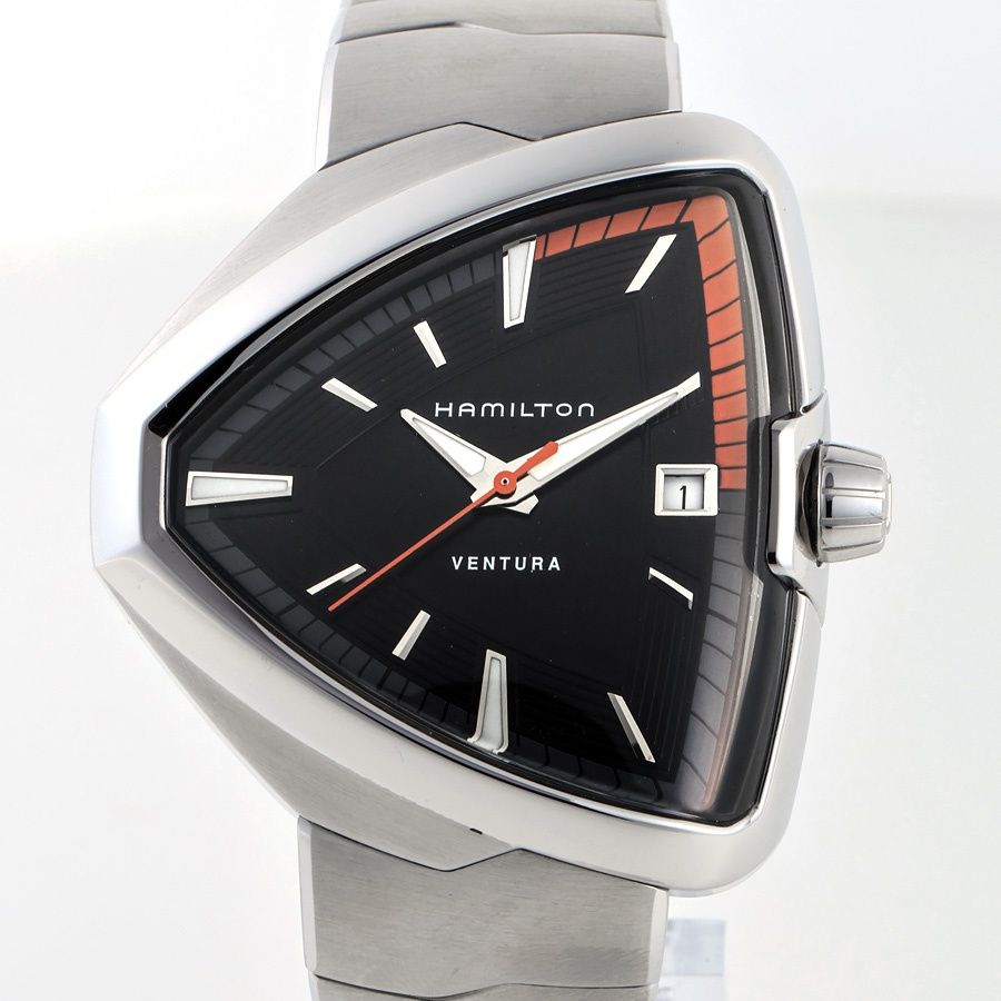 ハミルトン / HAMILTON　ベンチュラ エルビス80　H245510　ブラック　クオーツ 【中古】 商品番号 A-157296