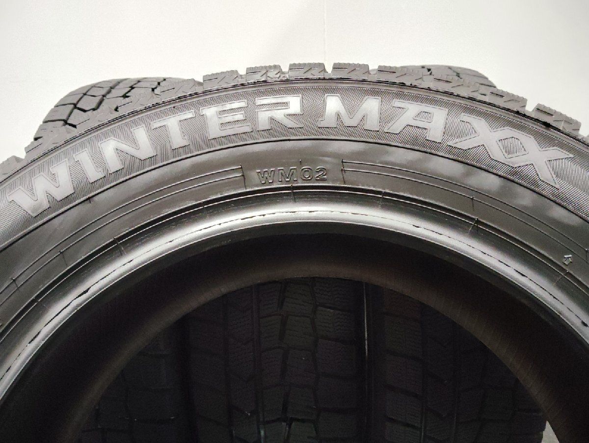 DUNLOP WINTER MAXX WM02 195/65R16 16インチ スタッドレス 4本 21年製 バリ溝 ライズ ロッキー  アテンザセダン等　(KTD020)