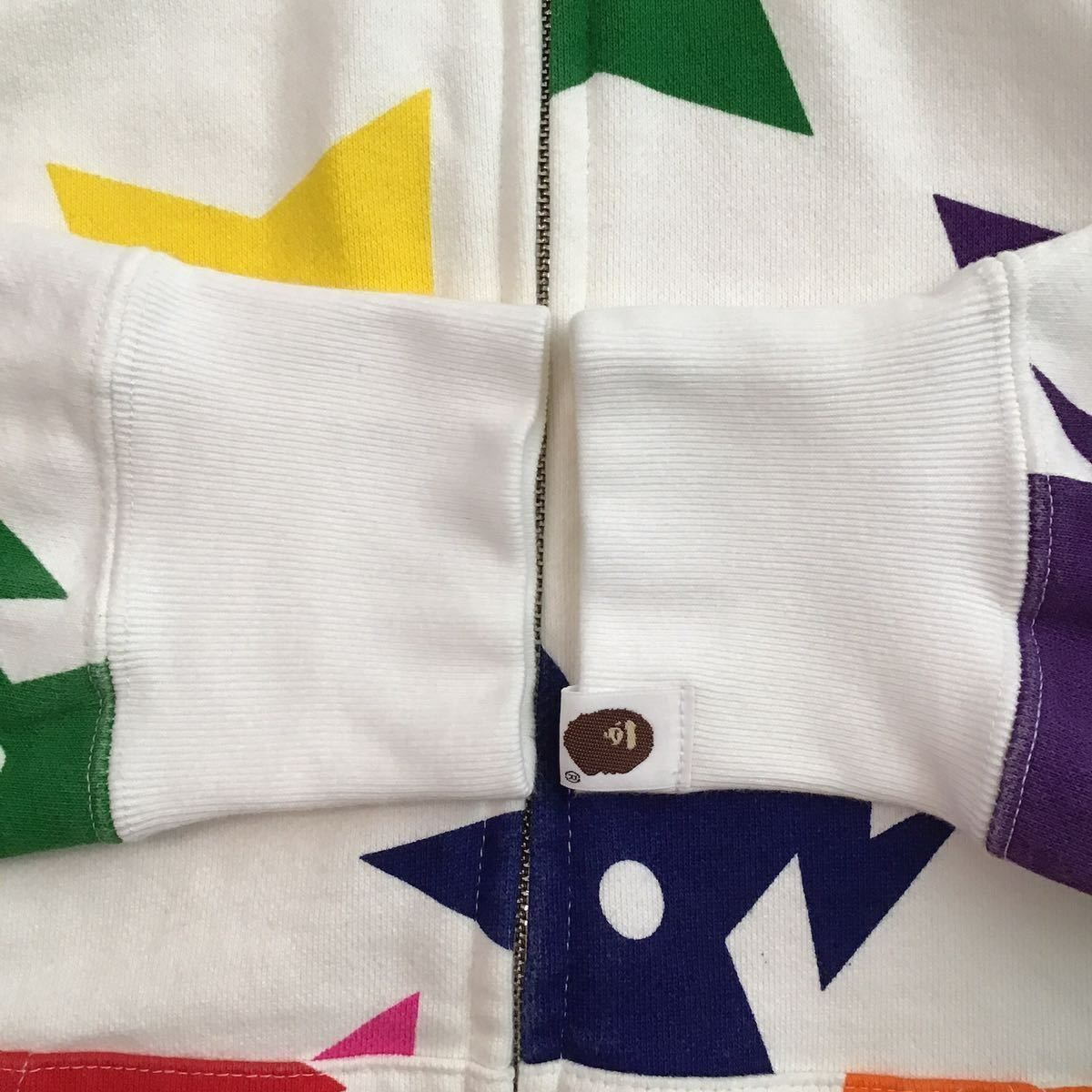 BAPE スター パーカー Sサイズ multi color a bathing ape BAPE BAPE スター パーカー Sサイズ multi color a bathing ape BAPE