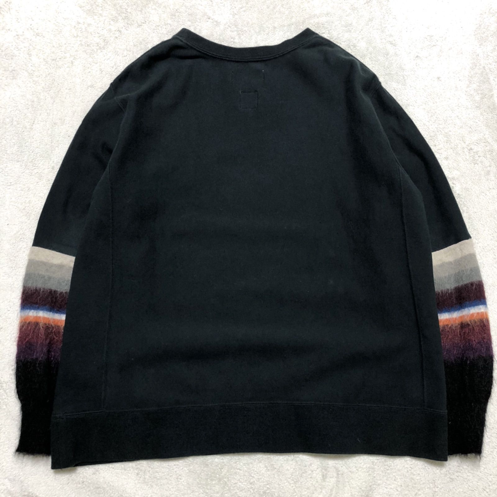 FACETASM スウェット トレーナー 切り替え モヘヤ モヘア ニット 00 