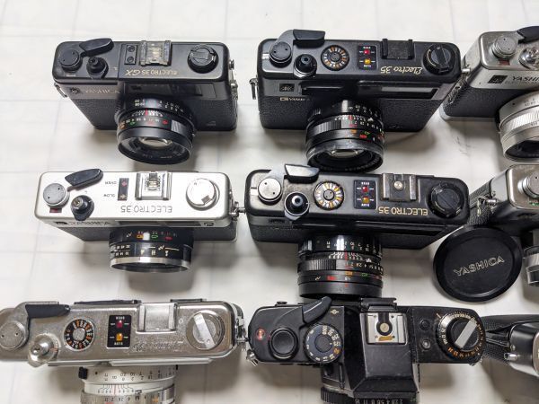 12台 YASHICA ELECTRO 35 GS GX GT GTN その他 一眼レフ レンジファインダー等 4823_20_16 レンジファインダーカメラ フィルムカメラ