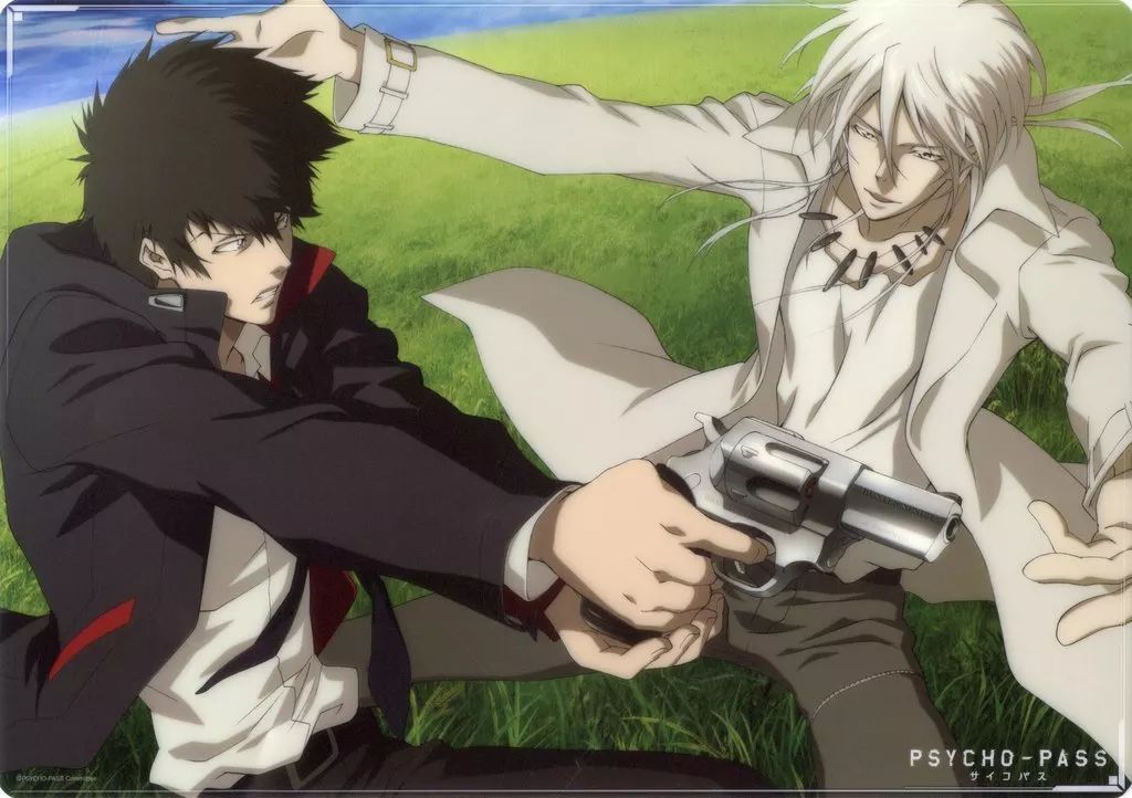 中古】デスクマット 狡噛慎也＆槙島聖護 デスクマット 「PSYCHO-PASS