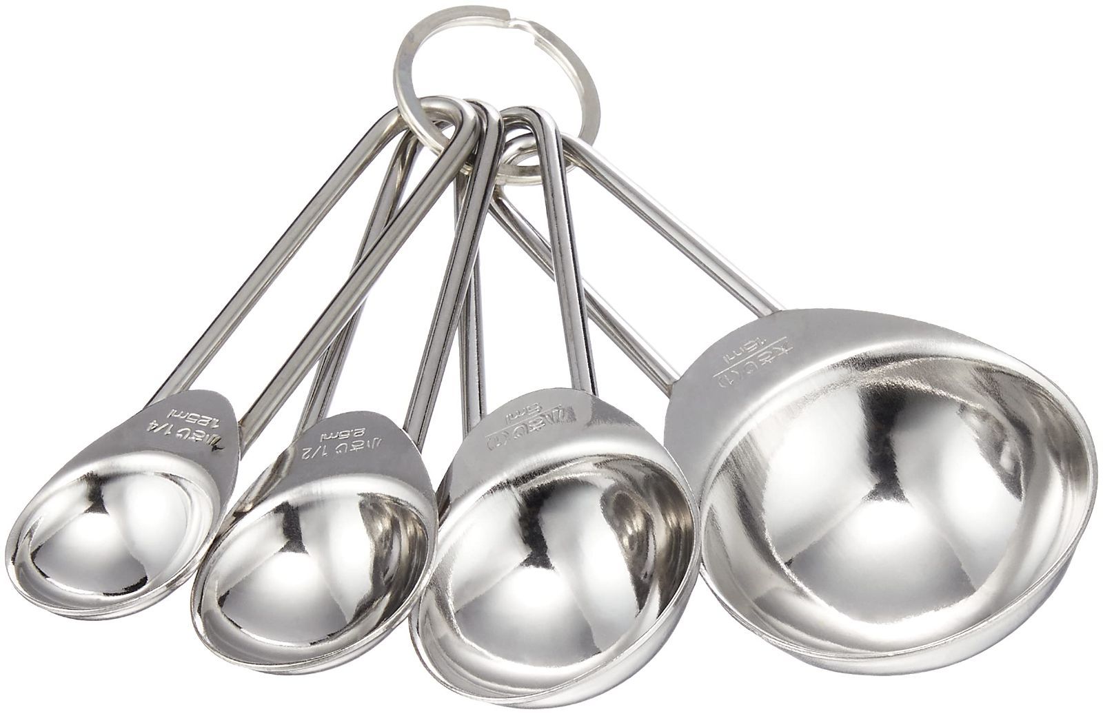 ステンレス製 コンパクト Wash 計量スプーン Easy 4本組 パール金属 C 8673