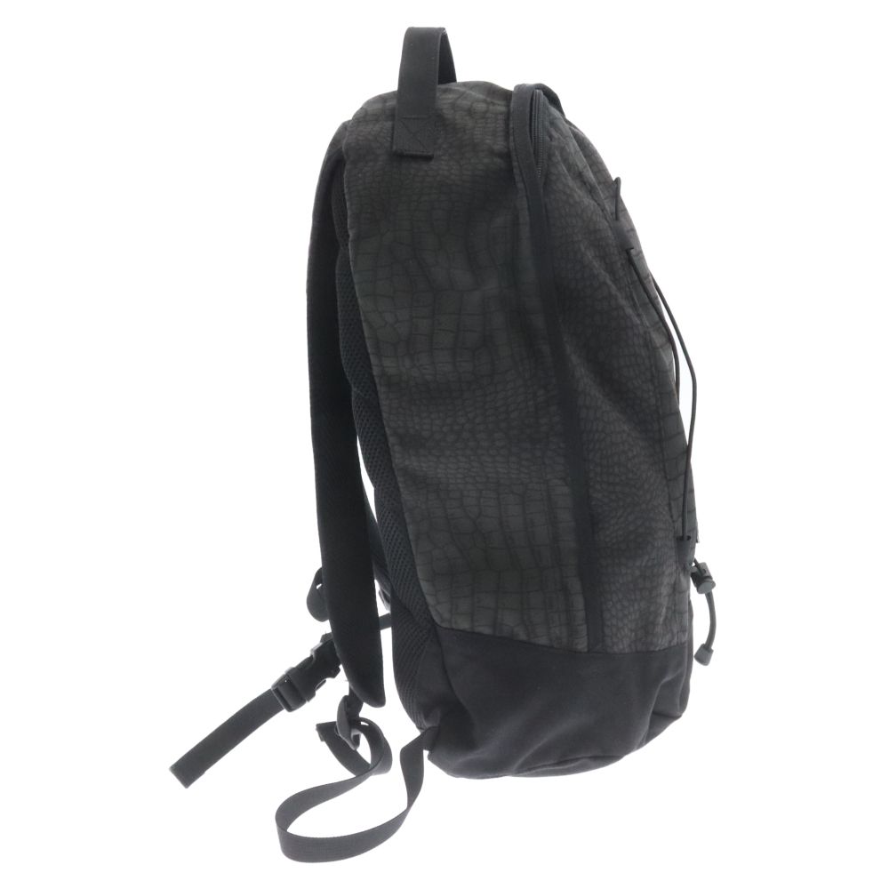 Supreme クロコダイル柄 ブラックリュック