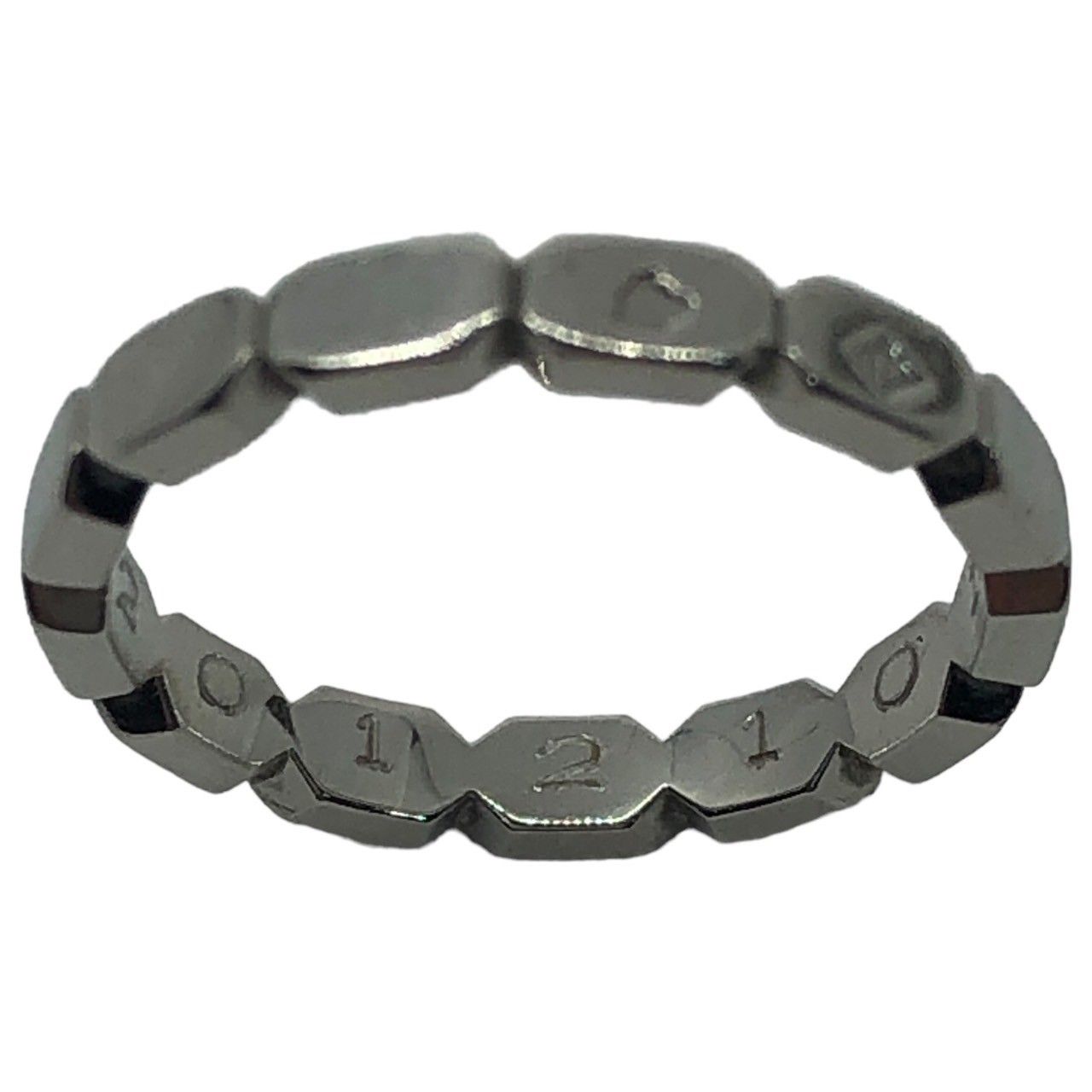 【希少】CHANEL シャネル　シグネチャーリング 7号　pt950 希少】CHANEL シャネル シグネチャーリング 7号 pt950