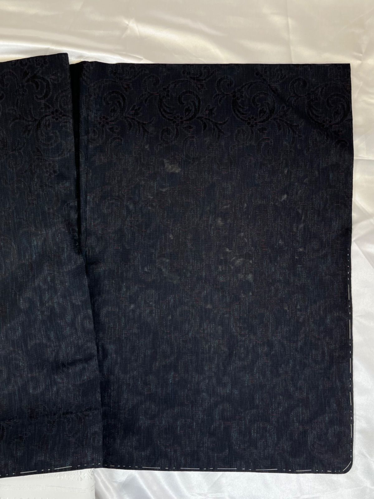 夏美品紋紗黒身丈156cm裄丈65cm正絹単衣(未使用) - きもの31 - メルカリ