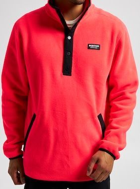 国内正規取扱店BURTON バートン BURTON 【Hearth Fleece Pullover】Potent Pink バートン ハーフジップフリース　　Sサイズ