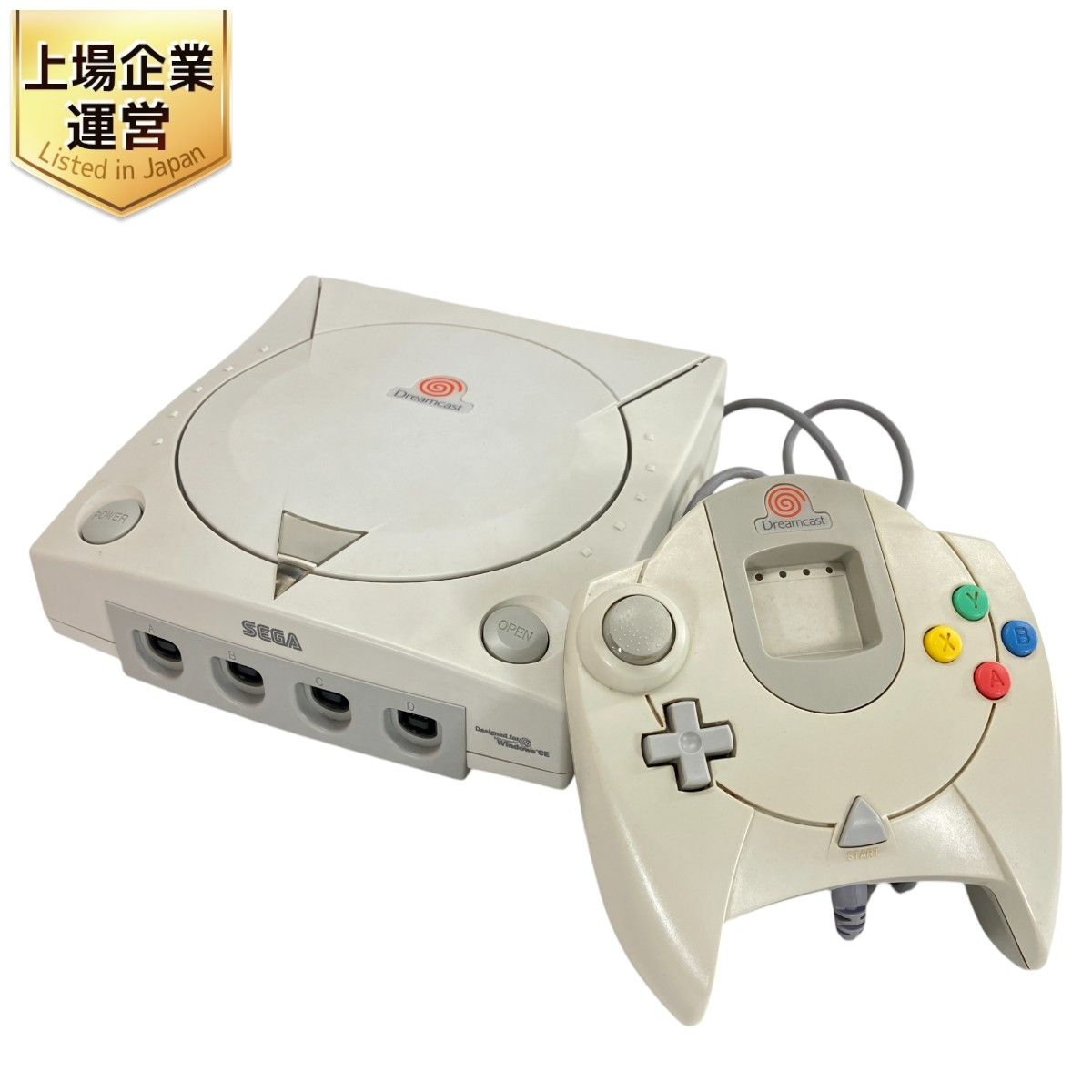 SEGA Dreamcast HKT-3000 ドリームキャスト コントローラー付き セガ 家庭用ゲーム機 ジャンク W9225539 - メルカリ