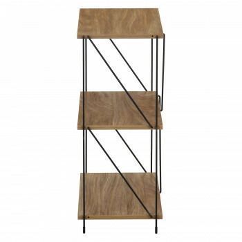 不二貿易 C D 77561 EZBOワイヤーラック3段 60幅 OAK NA MARWIL-DEMENAGEMENTS_CH