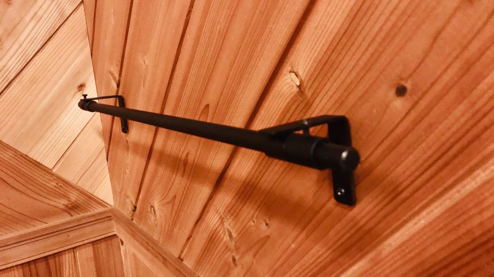 アイアン職人 サイズ変更可 アイアン カーテンレール シングルw1400セット