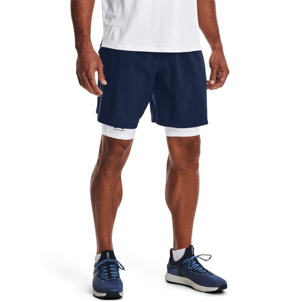 [アンダーアーマー] UA Woven Graphic Shorts [Academy / / White] [3XL]