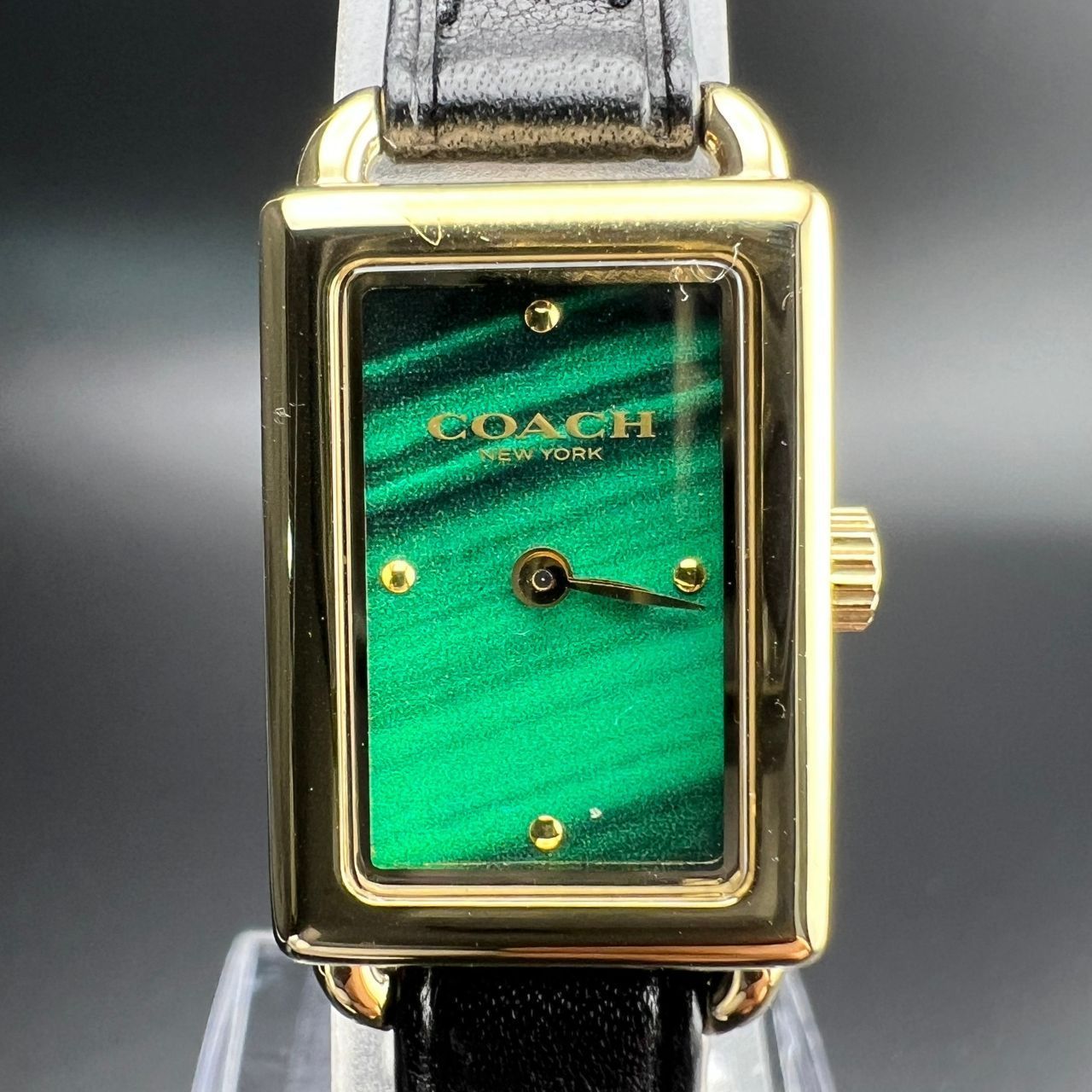 美品 訳あり COACH コーチ CA.144.7.34.2018 レディース 箱付き 電池
