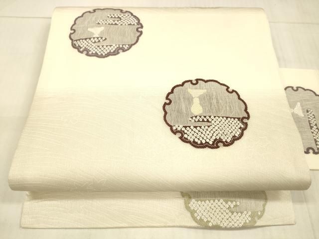 【未使用　トールサイズ】本塩沢　やまだ　雪の中のきれ　単衣　裄丈68 身丈170 未使用 トールサイズ】本塩沢 やまだ 雪の中のきれ 単衣 裄丈