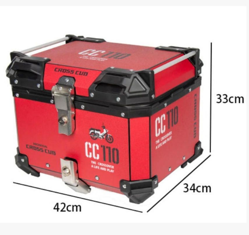 45 Lのアルミ合金のオートバイのテールボックスの電働テールボックスのトランク です