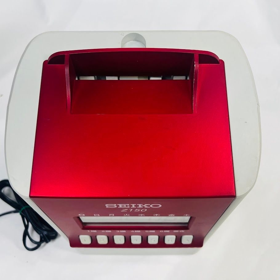 中古】セイコーソリューションズ 多機能タイムレコーダー 赤