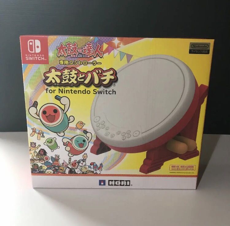 新品 Nintendo switch対応 太鼓の達人専用コントローラー太鼓 バチ