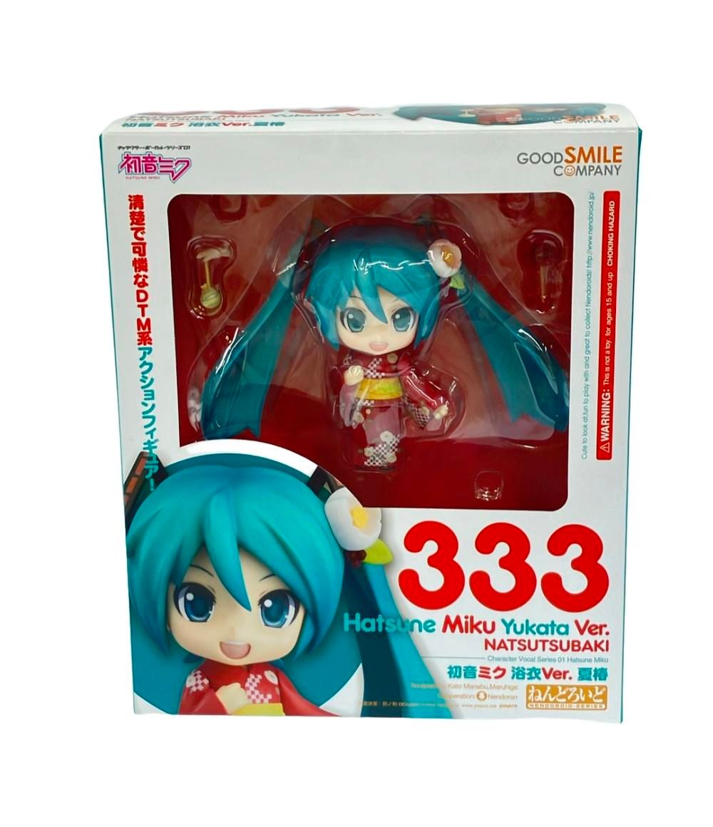 美品 ねんどろいど フィギュア 初音ミク 浴衣Ver. 夏椿 グッドスマイルカンパニー
