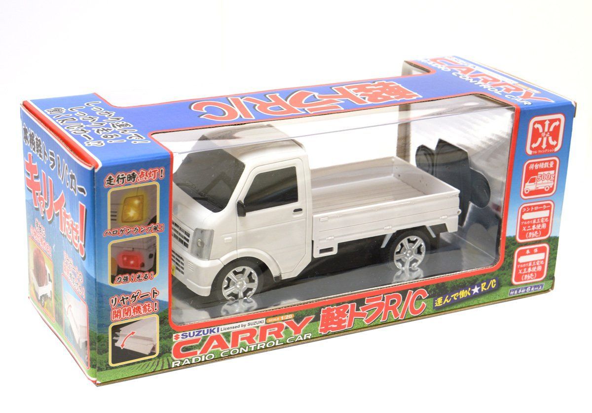 【特価商品】SUZUKI(スズキ) CARRY(キャリイ) R/C スズキ株式会社承認済みラジオコントロールカー ホワイト