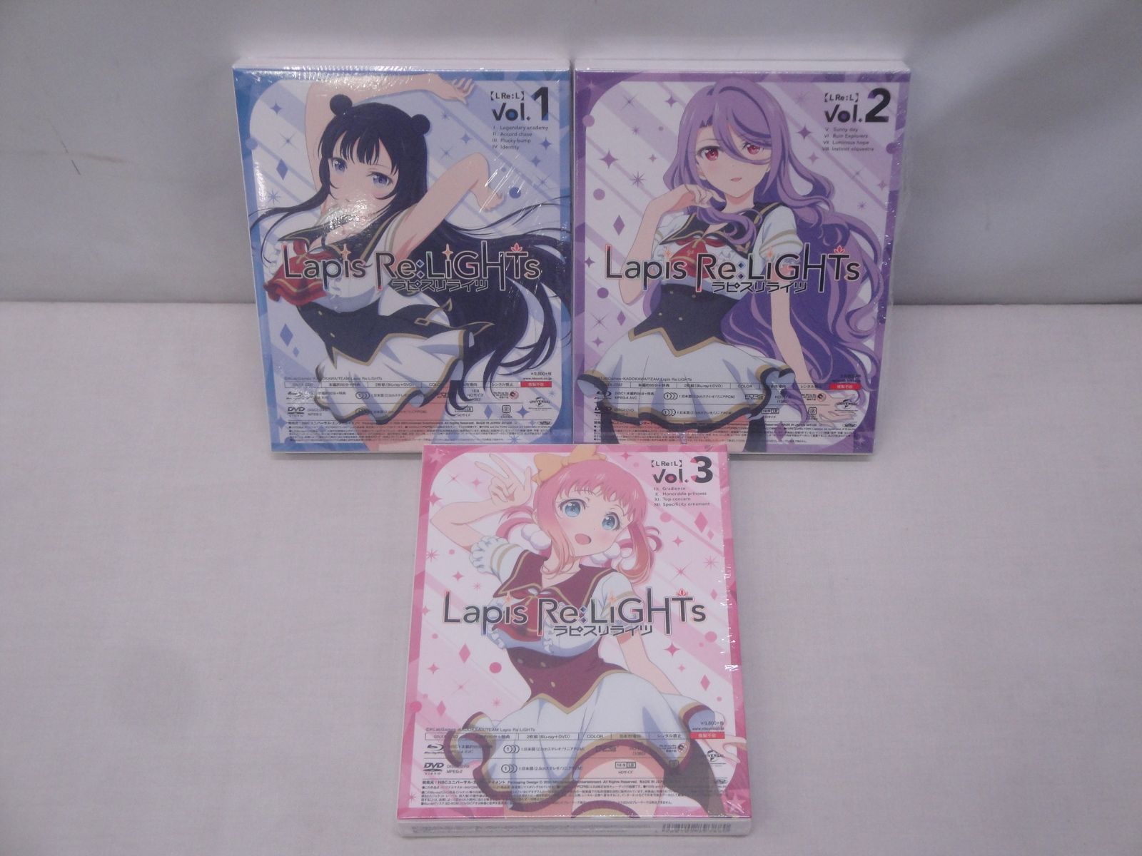 Lapis Re：LiGHTs ラピスリライツ 初回限定版 Blu-ray 全3巻 セット