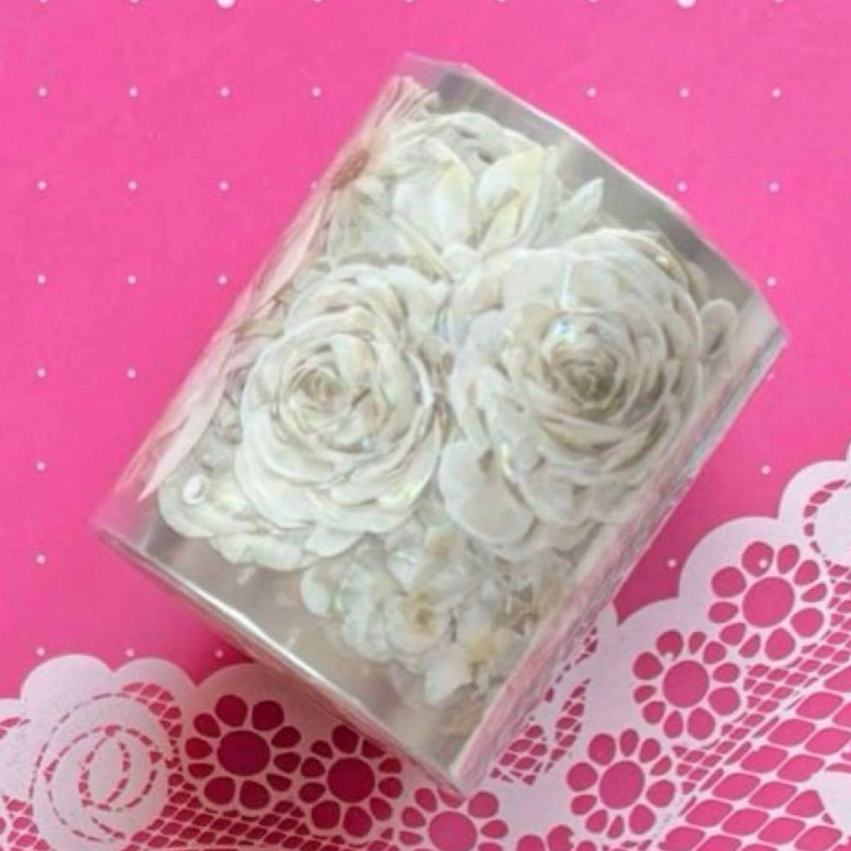 贝壳光 5.5cm×10m 挽荷 海外マスキングテープ