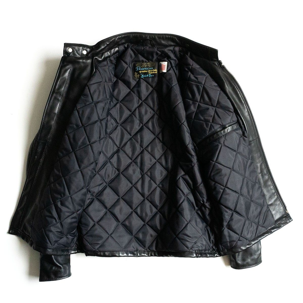 サボテンタグ復刻】SCHOTT【641NS/シングルライダースジャケット】40 