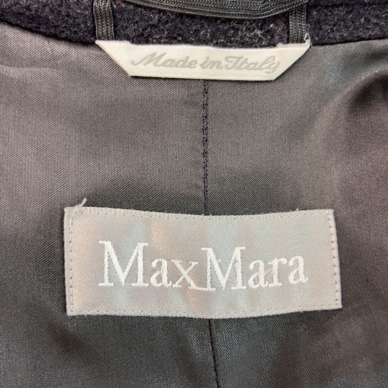 【美品】MaxMara マックスマーラ 銀タグ ジャケット グレー 40