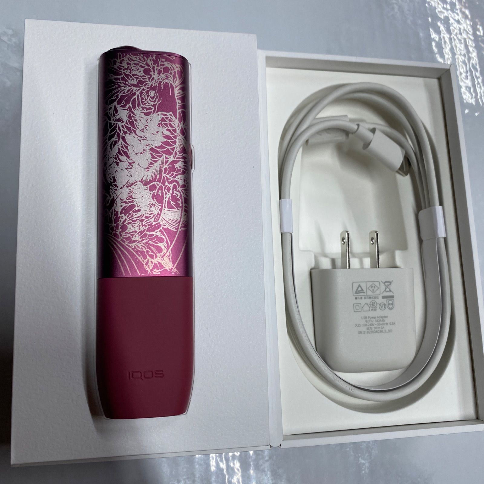 売れ筋介護用品も！ iQOS ILUMAONE イルマワン レーザー加工 般若 菊