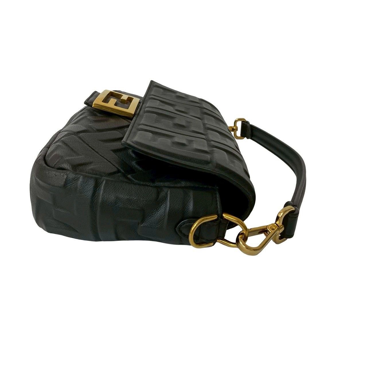 極 美品 箱付 FENDI フェンディ マンマバケット ズッカ FF 柄