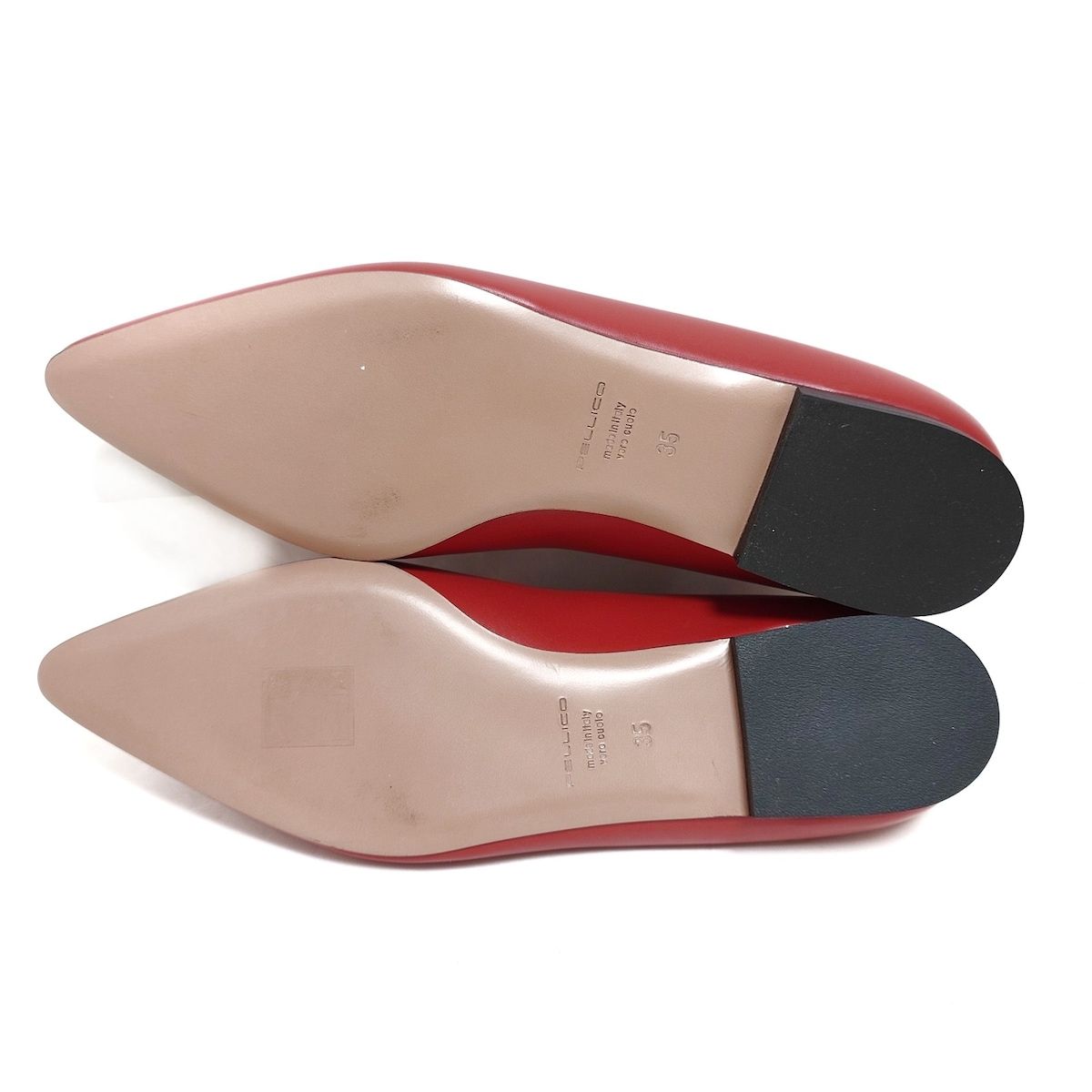 PELLICO(ペリーコ) フラットシューズ 35 レディース美品 - レッド 
