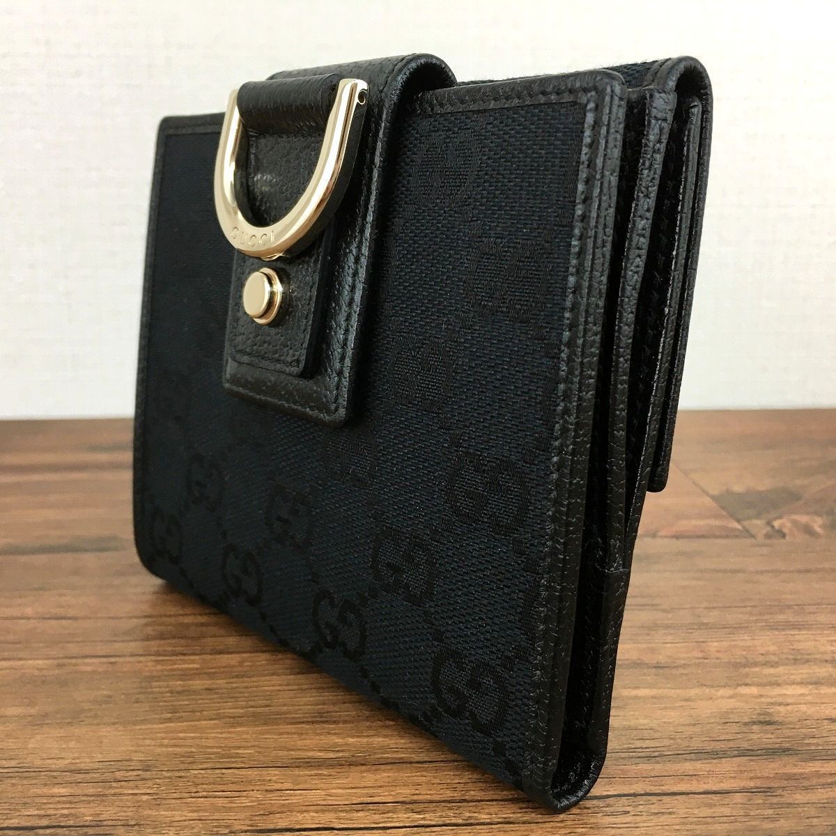 未使用品 GUCCI Wホック財布 GGキャンバス 110 www.lileska.cz