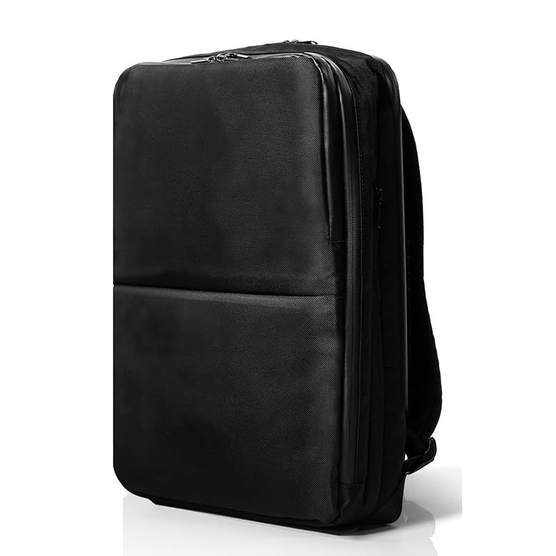 GRAV 2倍に広がる ビジネスリュック リュック 薄型 で かさばらない 大容量 19ポケット メンズ ビジネスバッグ 拡張機能 8L～17L 防水 軽量 高密度撥水ナイロン 止水ファスナー 機内持ち込み 自立 前背負い 通勤 旅行 バッグ