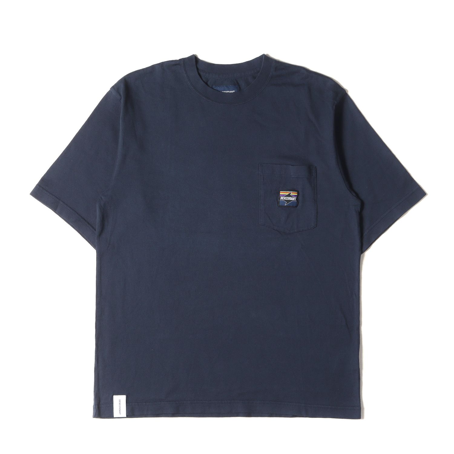 DESCENDANT ディセンダント Tシャツ サイズ:2 ポケット付き クルー 