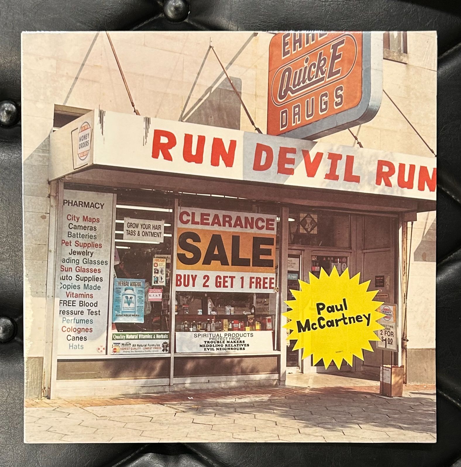 未開封EUオリジナル盤レコード】Paul McCartney 「Run Devil Run 