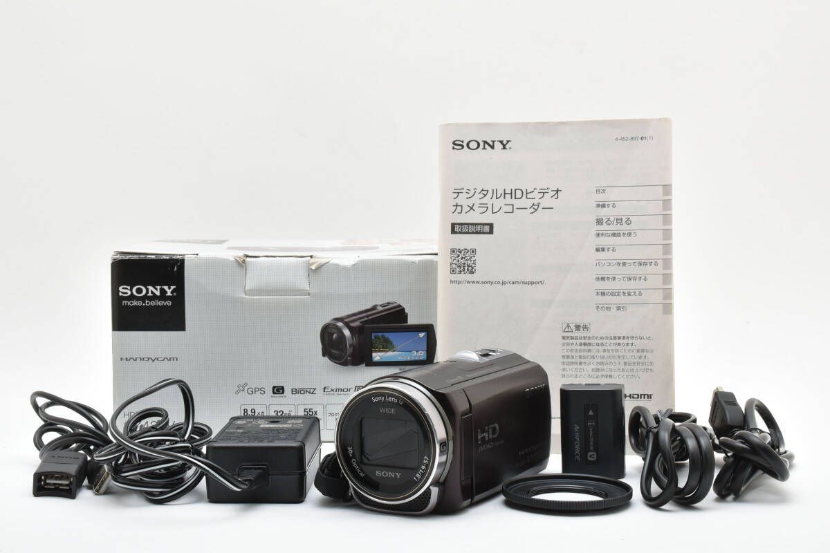 ★動作品 美品★ SONY HDR-CX430V ブラウン ☆動作品 美品☆ SONY HDR-CX430V ブラウン ソニー HDR-CX430V