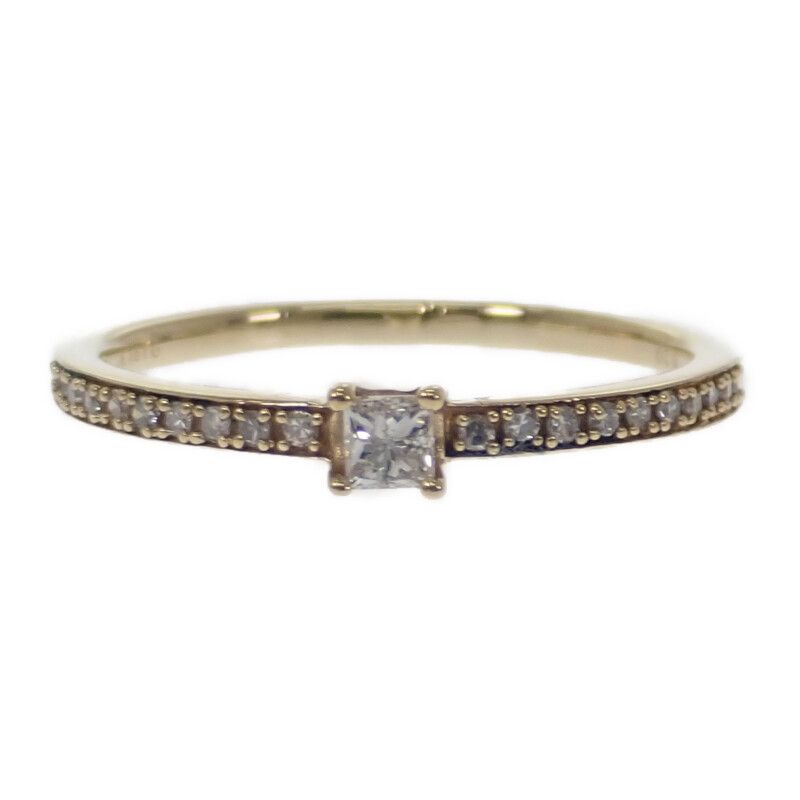 デザインジュエリー 15号 リング 指輪 K18イエローゴールド 18金  