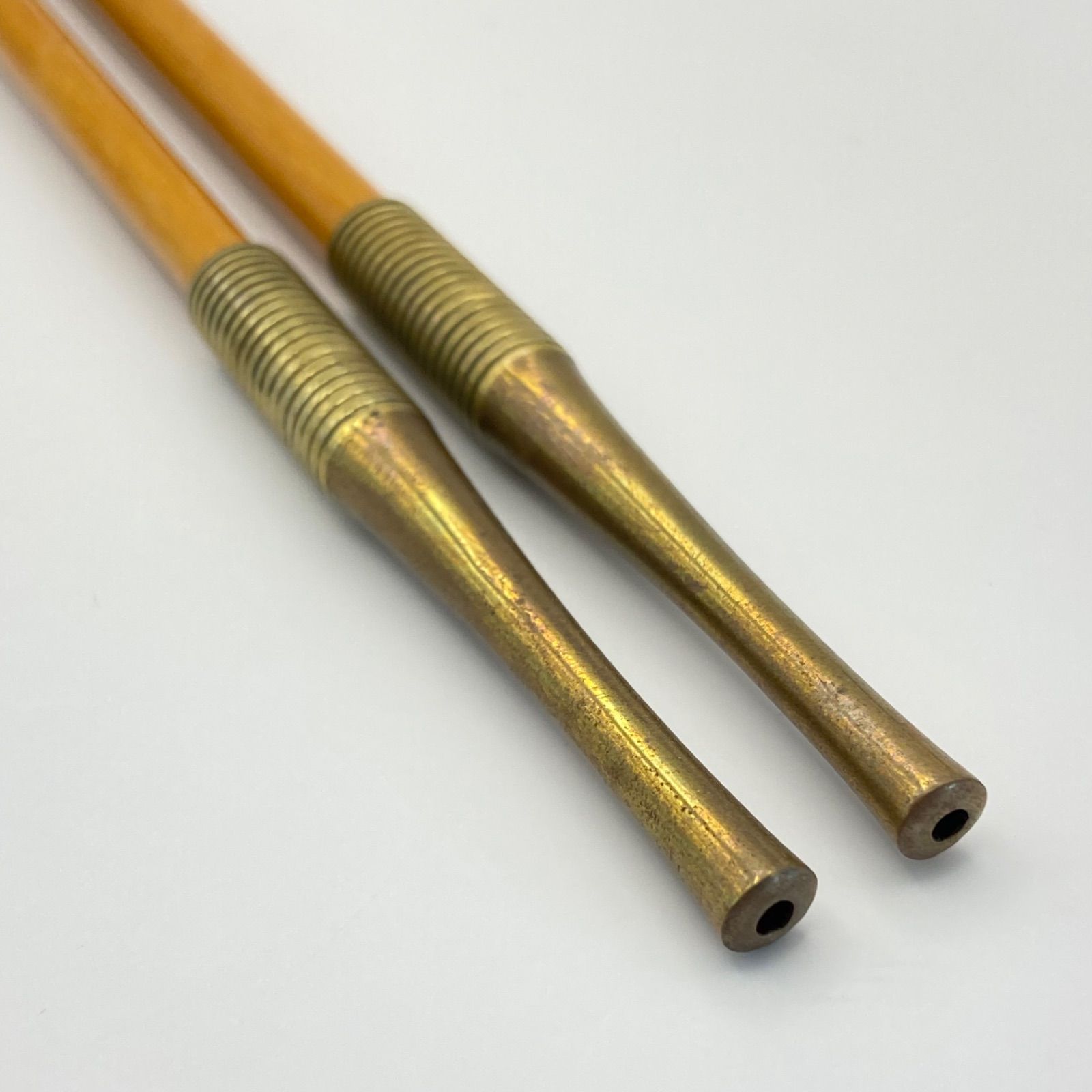 南鐐　煙管　一双　木村　清五郎　長35.5cm位 南鐐 煙管 一双 木村 清五郎 長35.5cm位 南鐐 煙管 一双 木村 清五郎